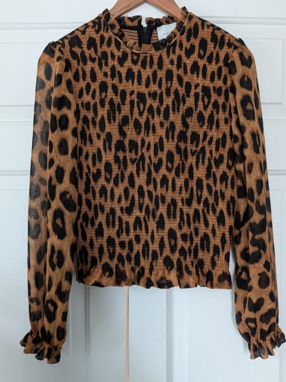 Jason Wu Animal Print Blouse